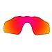 HKUCO Rinforza gli uomini Lenti Compatibile/Sostituzione per Oakley Radar EV Pitch Occhiali da sole Rosso Polarized