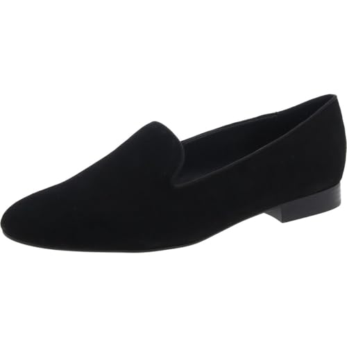 Nine West Women's Renold Loafer, Black Suede 003, 8.5