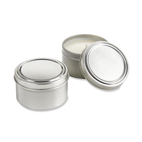 Kate Aspen Travel Size Vanilla Scented Candle Tins With Lids - Mini Candles Bulk - Wedding Favors for Guests, Bridal Shower Gifts, Party Favors Adults, Bridesmaids Gifts