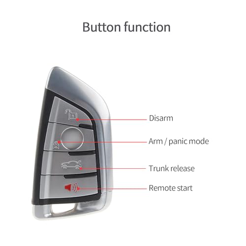 EASYGUARD EC211PP-BM2-NFC-B CAN Bus Semi Plug & Play PKE Passive keyless Entry Remote Starter NFC Lock Unlock fit for Push to Start BMW X6 E71 E72 from 2008 to 2015 with Automatic Transmission – Bild 6