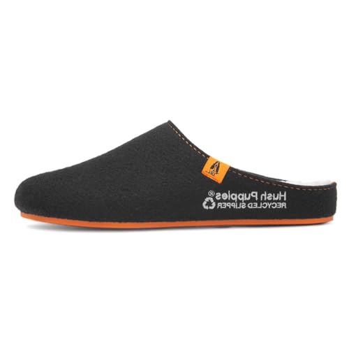 Hush Puppies Ryder Herren Slipper, Schwarz, 43 EU