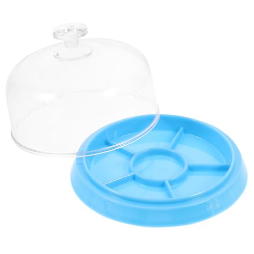 COMPUKAS Plateau De Rangement Pour Montre Avec Couvercle Anti-Poussière 4.09X4.09X2.76 Pouces Organiseur Compact Pour Accessoires D'Horlogerie Atelier Et Maison