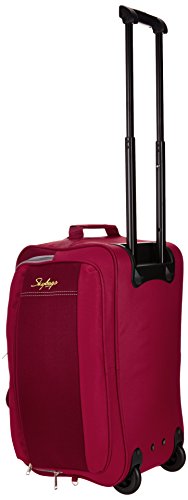 Image of Skybags Rubik Polyester 78 Cms Softsided Spinner Carry-On Luggage & Cardiff Polyester 52 Cms Red Travel Duffle, Assorted, Small,Large