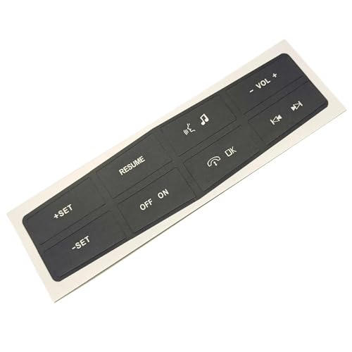 Autocollant pour bouton de voiture Mustang 2010-2012 noir en vinyle