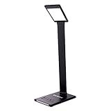 テーブルランプ LED電気スタンド 読書灯 6段階調光 ５段階調色デスクライト 卓上スタンド読書仕事ランプ タッチセンサー （黒い）