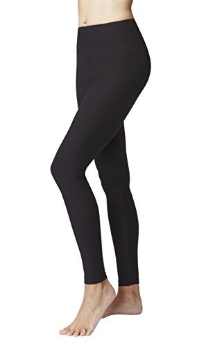 TLC Sport Stay Fort Offer Femmes Femmes Figure raffermissante Compression Sport Taille Taille Simple Gym Leggings Noir - Noir - 40 Cover