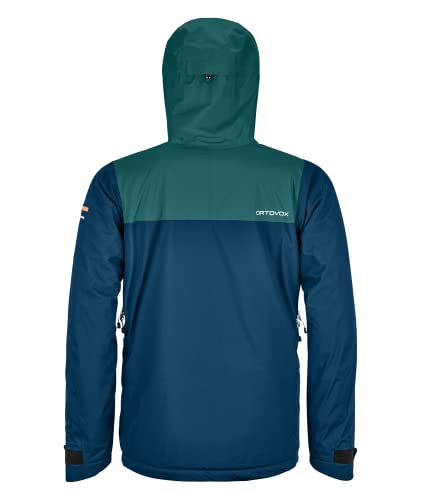 Image of Ortovox Men's 2L Swisswool Sedrun Jacket I Lightweight, Waterproof, 2-Layer High-Insulated Alpine Jacket for Freeride