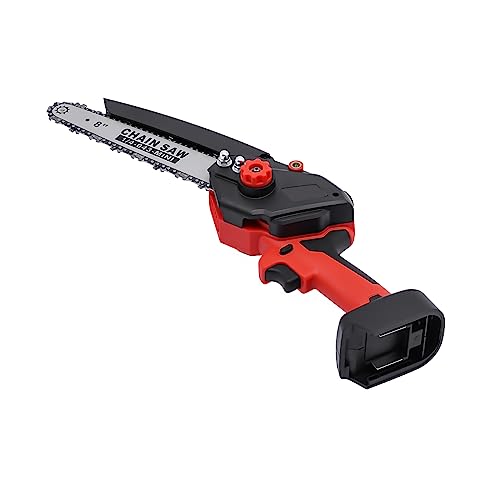 Motosierra inalámbrica | Motosierra inalámbrica | Motosierra inalámbrica de 20 cm | Mini motosierra inalámbrica de 850 W con batería de iones de litio | 5000 rpm para jardín y