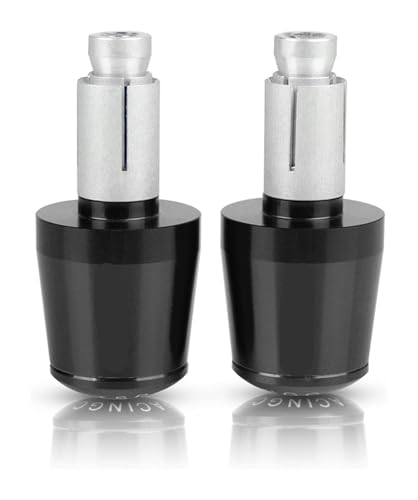 Motorrad Lenker Endkappen Für Ducati Für Scrambler 1100 Für Scrambler 1100 Für Sport 1100 Motorrad 22MM Lenkergriffe Lenkerkappe Endstopfen Lenkerende(Black- Black)