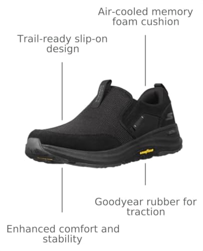 Image of Skechers Men's Go Walk Outdoors Andes Sneaker | Air-Cooled Memory Foam Insole, Ultra Go Cushioning, Water Repellent, Goodyear Rubber Outsole