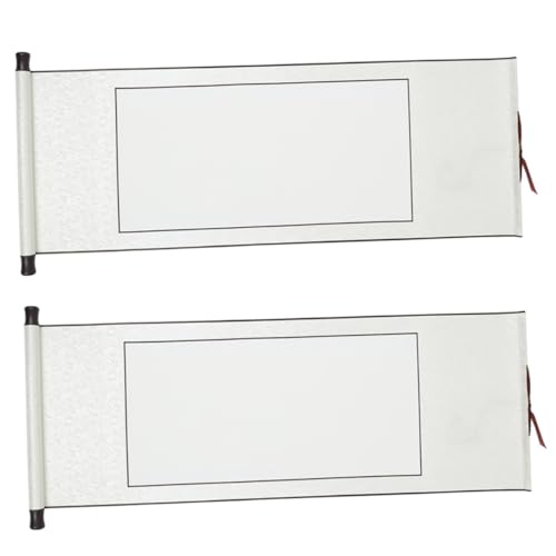 Papel de pergamino para caligrafía EPIGEIST en blanco de diseño ligero y enrollable con dos piezas