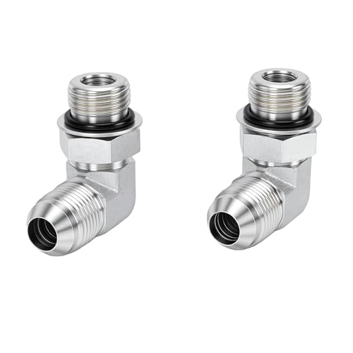 Conector de Codo de Acero Al Carbono 1/2 Pulg con Sellado Hermético ORB 7