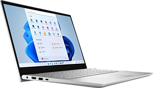 Image of DELL [Windows 11 Home] 2021 Inspiron 5000 2 in 1 Laptop, 14 inch Touchscreen, Intel Core i3-1115G4 Processor, 8GB RAM, 512GB PCIe SSD, Remote for Work, Webcam, Wi-Fi 6, HDMI, Type-C, Backlit KB