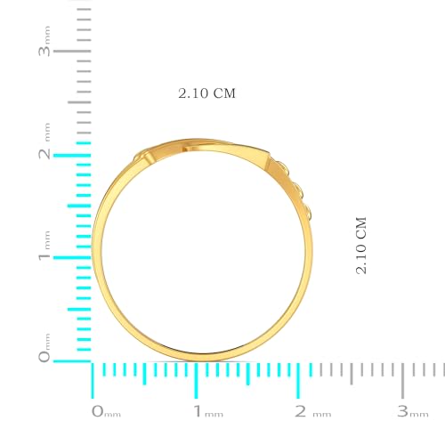 Joyalukkas 22 k (916) Stylish Bold Designer Mens Gold Ring - Image 5