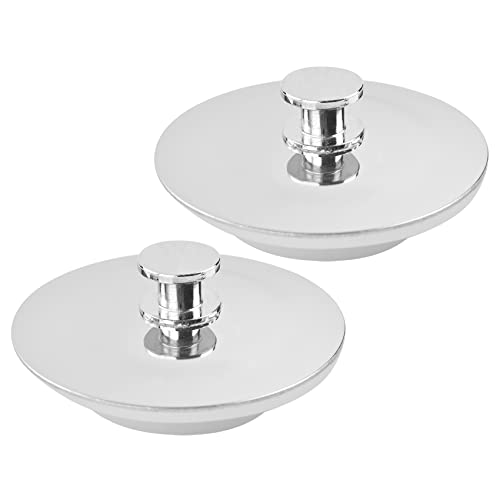 tapon Lavabo de 2 Piezas, Tapón de baño de Acero Inoxidable Tapones de Fregadero de Cocina tapon bañera Universal desague Lavabo para Lavabo de Cocina