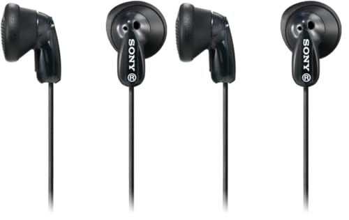Sony MDR-E9LPB Ecouteurs - Noir (Lot de 2)