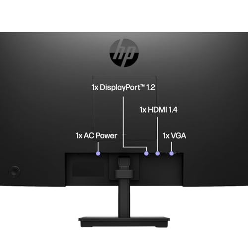 Image of HP P27h G5 27 inch 1920 x 1080 Full HD Edge LED LCD Monitor, 2-Pack Bundle with Built-in Speakers