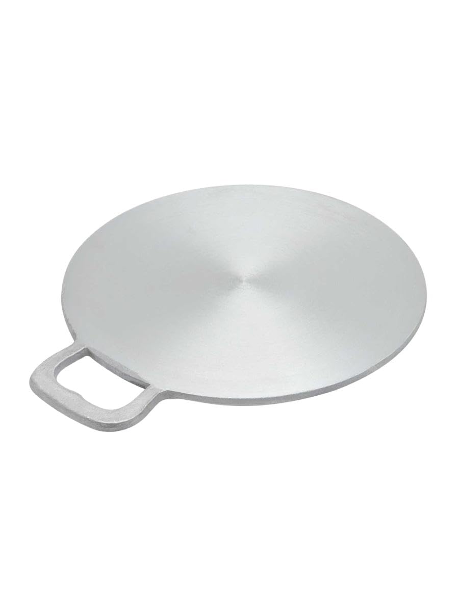 Raj Aluminium Arabic Tawa Fry Pan Frying Pan, 30cm, RAAT30, Suitable for Dosa, Crepe, Pancake, Omellete, Chapati, Roti, Paratha