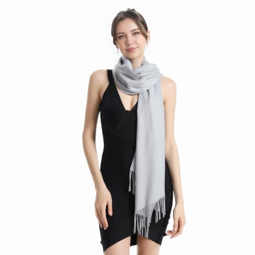 Image of Pashmina Scarf and Shawl - Soft Women Pashminas Wrap for Wedding Evening Party dresses