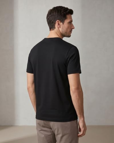 Image of NOBERO 100% Cotton T Shirts for Men Stylish | Regular Fit | Solid T Shirts for Men 180 GSM Combed Cotton | Round Neck Half Sleeve