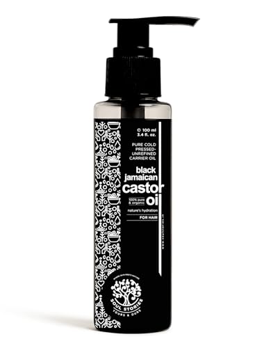 Image of Soul Stories Jamaican Black Castor Oil 100ml | Cold Processed Oil for Scalp Care & Stronger Looking Hair | Helps Reduce Breakage, Frizz & Dryness | Supports Healthy Growth | Rich in Omega 3 & 6