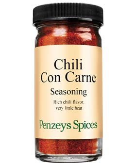 penzey chili - Chili Con Carne Seasoning By Penzeys Spices 2.4 oz 1/2 cup jar (Pack of 1)