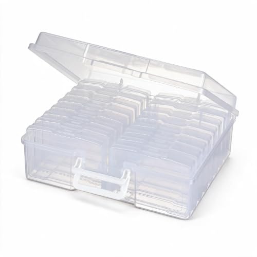 novelinks Photo Storage Box and 16 Inner 4" x 6" Photo Storage Containers