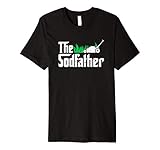 The Sodfather Parody | Funny Lawn Landscaping Dad Gift Premium T-Shirt