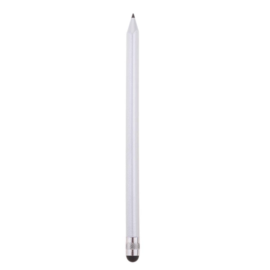 Useful Touch Stylus Pen with Two Uses, for Capacitive and Resistive Touch Screen Universal Touch Screen Stylus Pen Silver-image-24