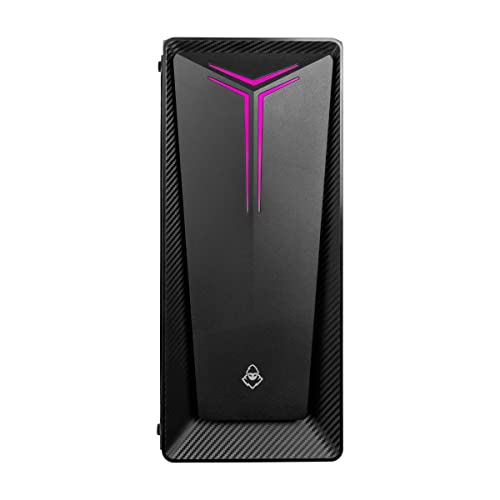 Gabinete Gamer Mancer Crusader, Mid-Tower, Lateral de Vidro, Com 1 Fan, Preto, MCR-CSD-BK01