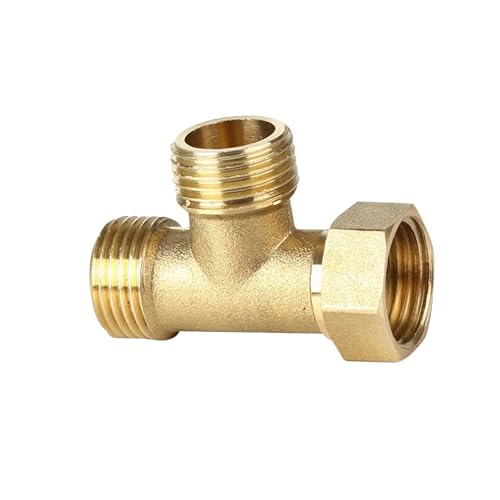 ＡＷＨＡＯ Conector de Tubería en T, Conector de Tubería de Agua, Repuesto para El Hogar, Instalación de Tuberías de 3 Vías, Instalación de Tuberías para Fregade, Style a