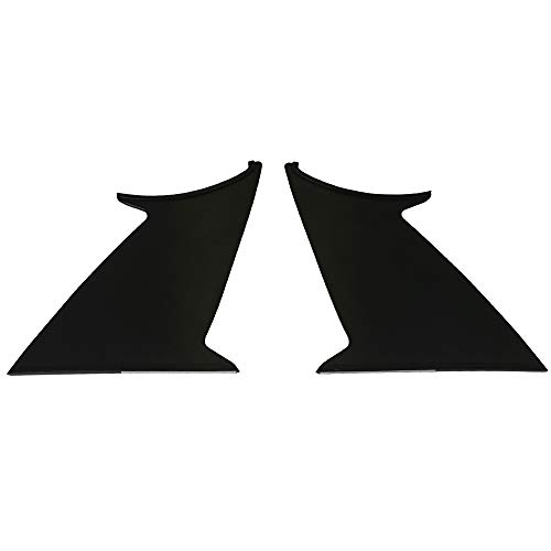 2PC Wing Stabilizer Compatible with 2015-2021 Subaru WRX STI, ABS Unpainted Trunk Boot Lip Spoiler Wing & 3M Tape Add On by IKON MOTORSPORTS