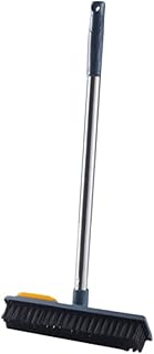 SOLUSTRE Squeegee Brush Broom Carpet Tiles Brooms Tub Tile Scrubber Brush Carpet Rake Pet Hair Remover Grout Push Broom Floor Scrubber Dog Hair Remover Abs Household Cleaning Ball