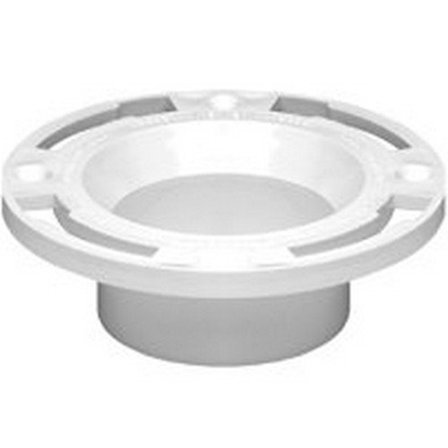 Bride de placard en PVC 7,6 cm Oatey pour remplacer un raccordement de WC usé