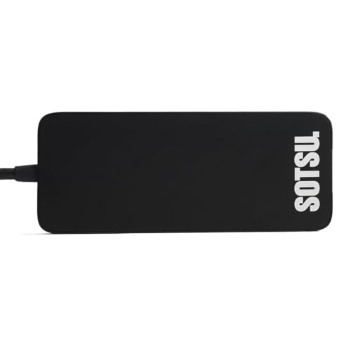 Image of SOTSU USB-C Hub | Dual Display 4K: HDMI + USB-C | 10 in 1 Docking Station | USB-A 3.0 * 2 | 100W PD | Gigabit Ethernet | SD /TF | Sutiable for MacBook /DELL /HP /Lenovo /Surface /iPad /Tablet