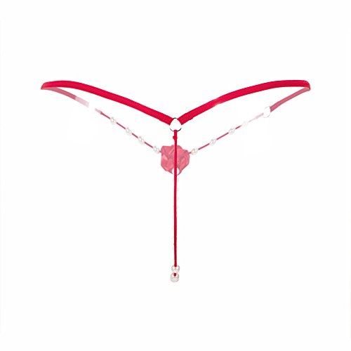 Sexy Mujer Lenceria Rojo Ropa Sexy De Mujer Rojo Interior Abierta Bragas Tanga Bragas V String Quemada Encaje Íntimos Lenceria Ropa Interior Roja Red One Size