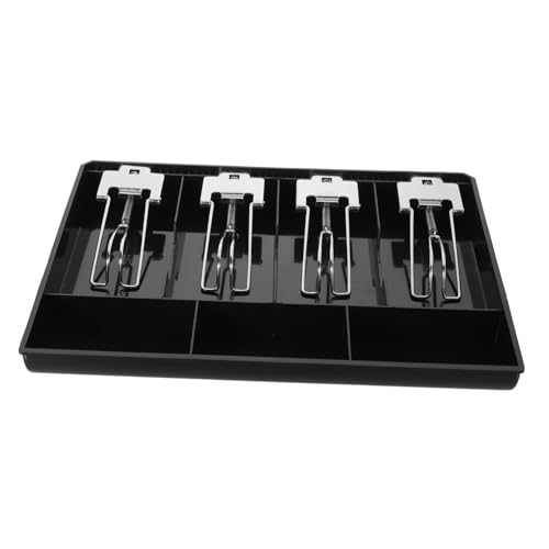 LALAFINA Cash Register Insert Tray Coin Money Drawer Portable Cash Drawer for Businesses