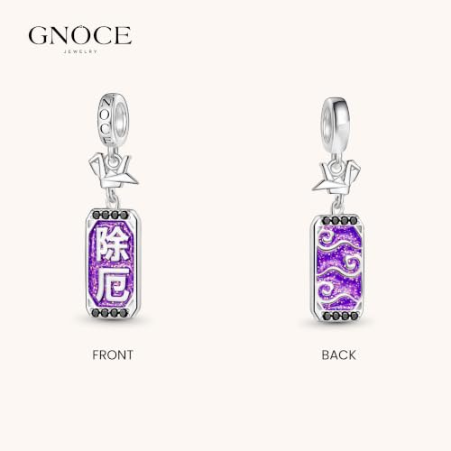 Image of GNOCE Japanese Charm Bead Silver Blend Pendant Dangle Charms fit Bracelet Jewelry Gift for Women