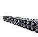 1Pcs Steel Roller Chain, 04C 06B 08B 10A Industrial Drive Chain 2 Points 3 Points 4 Points 5 Points MINGPING (Size : 08A-1 single-row1.5M)