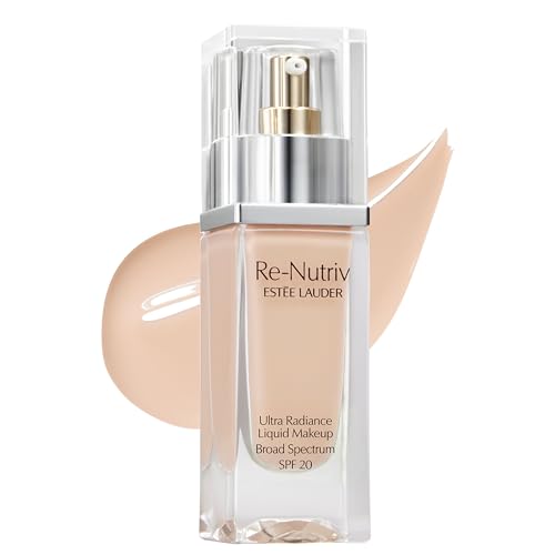 Estée Lauder Re-Nutriv Ultra Radiance Liquid Foundation SPF 20 | Luxurious, Hydrating, Long-Wearing, 1 Fl Oz, 1N2 Ecru