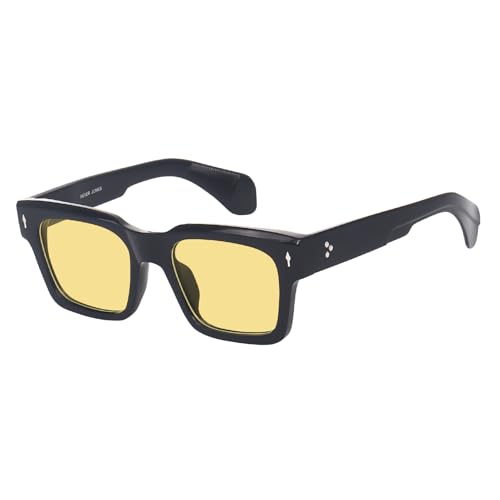 Image of Peter Jones I Zero Power Blue Cut Computer Glasses I Retro Square Shape I Gaming Glasses I UV Protected & Blocks Harmful Rays I Men & Women I Large Square 3804