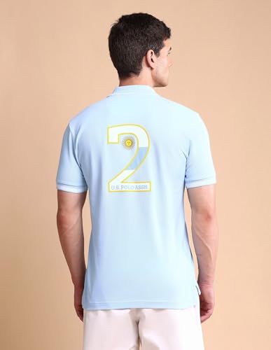 Image of U.s.Polo Association Men's Slim fit Iconic Number Polo Shirt
