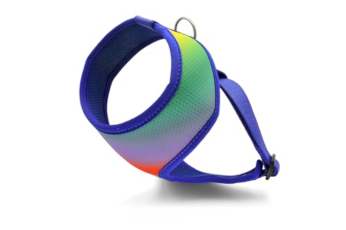 MORSO® Breathable Air Mesh Harness for Small Dogs Rainbow Size XS, multi-coloured - Image 3