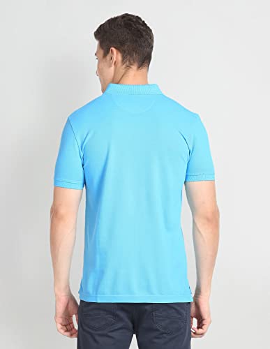 Image of U.S. POLO ASSN. Striped Slim Fit Polo T Shirts for Men - 100% Cotton, Half Sleeves Mens Tshirt