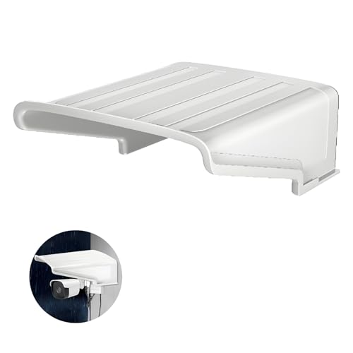 Coolotic Universal Sunshade Rainshade Camera Cover Shield, Security Camera Protective Roof for CCTV Surveillance Camera Hikvision/Nest/Ring/Arlo/Dome/Bullet (Square Camera Sun Rain Cover(1PCS))