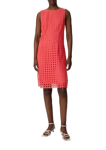 comma Tailliertes Spitzenkleid mit...