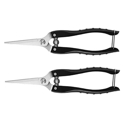 GANAZONO 4 Tesouras De Poda De Jardim Em Aço Inoxidável Galho Preto