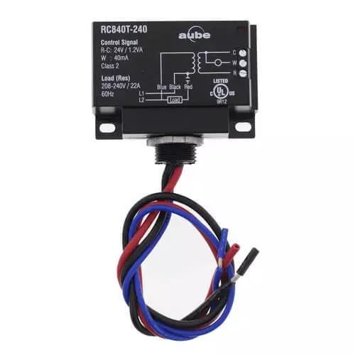 Relay w/Built in 24V Transformer Compatible with Honeywell Home RC840T-240 240v