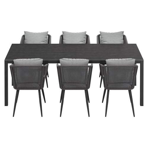Diningsessel mit wetterfestem Sitzkissen