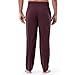 Fruit of the Loom Men's 1-Pack Extended Sizes Jersey Knit Sleep Pant (1 & 2 Packs), Dark Red, 3XL Tall